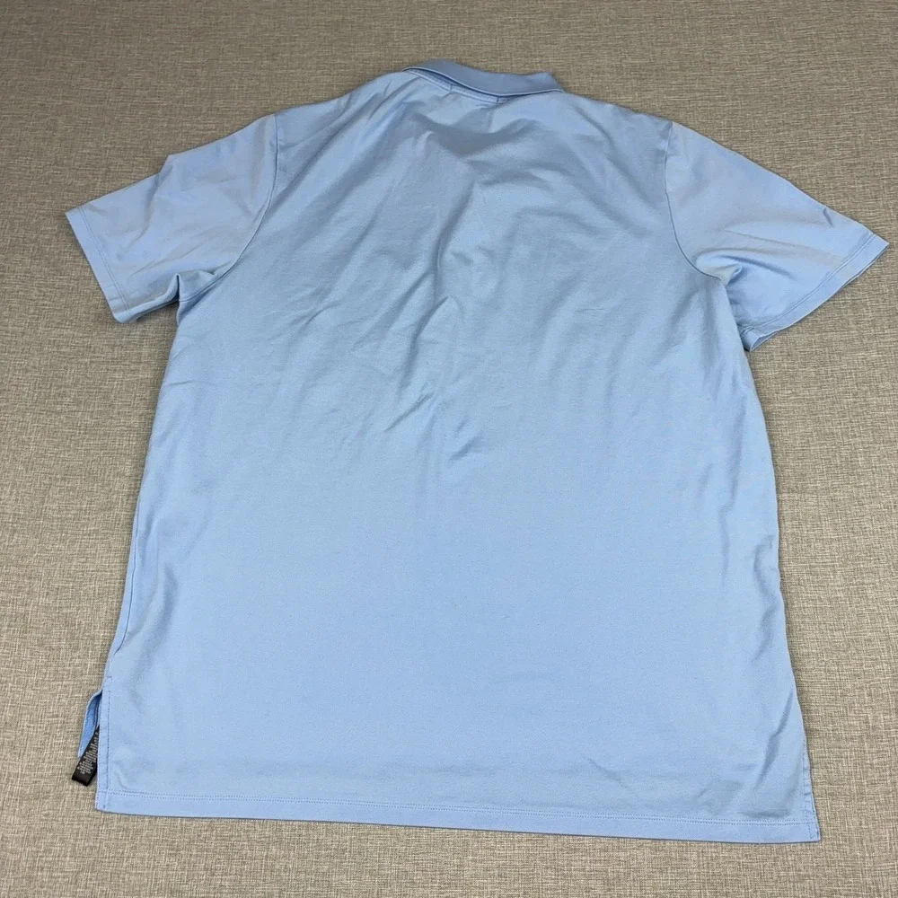 RLX Ralph Lauren Polo Shirt Mens XL Blue Punta Mita Golf Stretch Short Sleeve